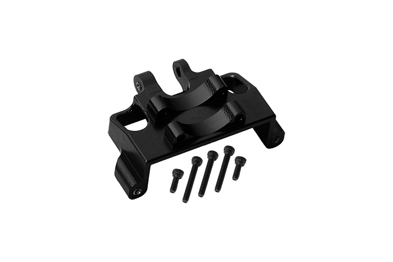 Axial 1:24 SCX24 Deadbolt AXI90081 Aluminum Servo Mount - 6Pc Set Black