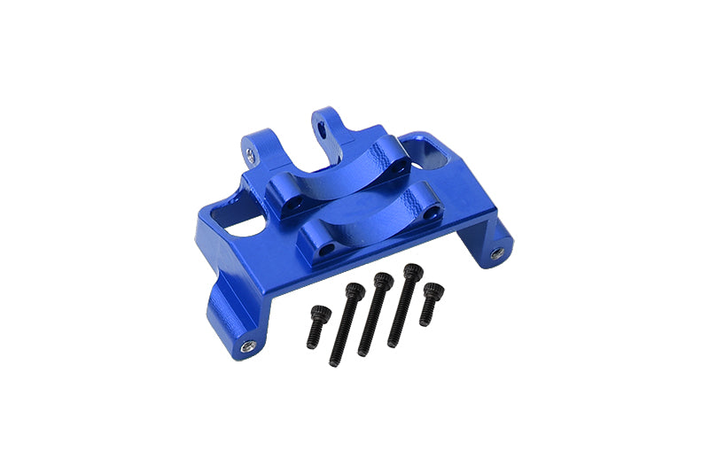 Axial 1:24 SCX24 Deadbolt AXI90081 Aluminum Servo Mount - 6Pc Set Blue