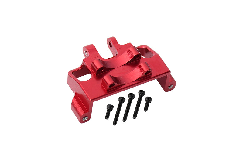 Axial 1:24 SCX24 Deadbolt AXI90081 Aluminum Servo Mount - 6Pc Set Red