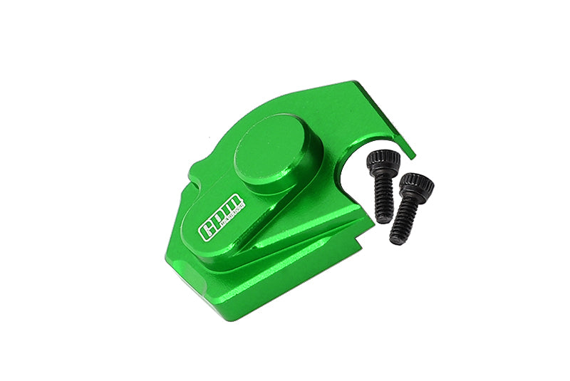 Axial 1/24 SCX24 4WD Deadbolt / Jeep Wrangler Aluminum Main Gear Cover - 1Pc Set Green