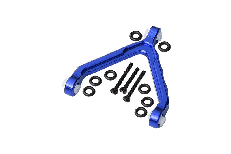 Axial 1:24 SCX24 Deadbolt AXI90081 Aluminum Front Upper Link Mount - 1 Set Blue