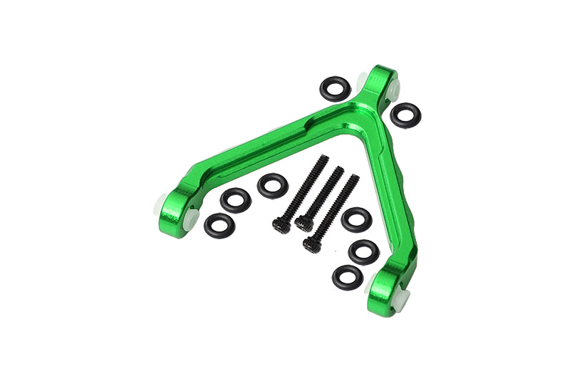 Axial 1:24 SCX24 Deadbolt AXI90081 Aluminum Front Upper Link Mount - 1 Set Green