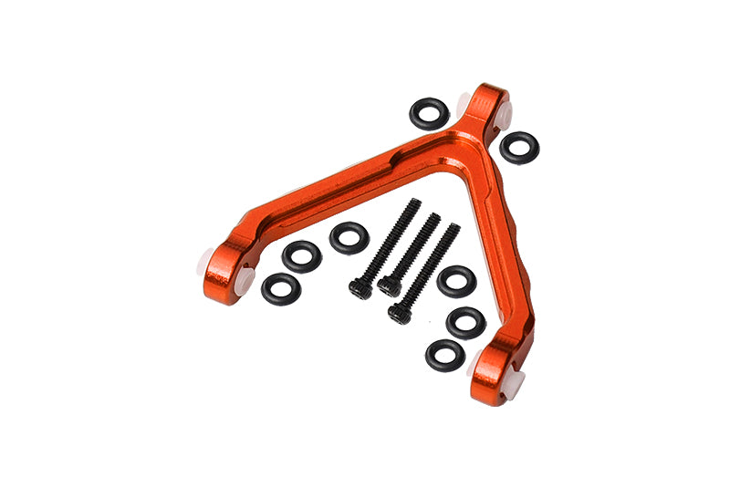 Axial 1:24 SCX24 Deadbolt AXI90081 Aluminum Front Upper Link Mount - 1 Set Orange