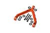 Axial 1:24 SCX24 Deadbolt AXI90081 Aluminum Front Upper Link Mount - 1 Set Orange