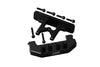 Aluminium Rear Bumper + Rear Bodyshell Mount For Axial 1:24 SCX24 Deadbolt AXI90081 - 8Pc Set Black