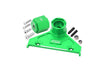 Aluminium Alloy Rear Spare Wheel Positioning Bracket For Axial 1/6 SCX6 Jeep JLU Wrangler AXI05000 - 10Pc Set Green