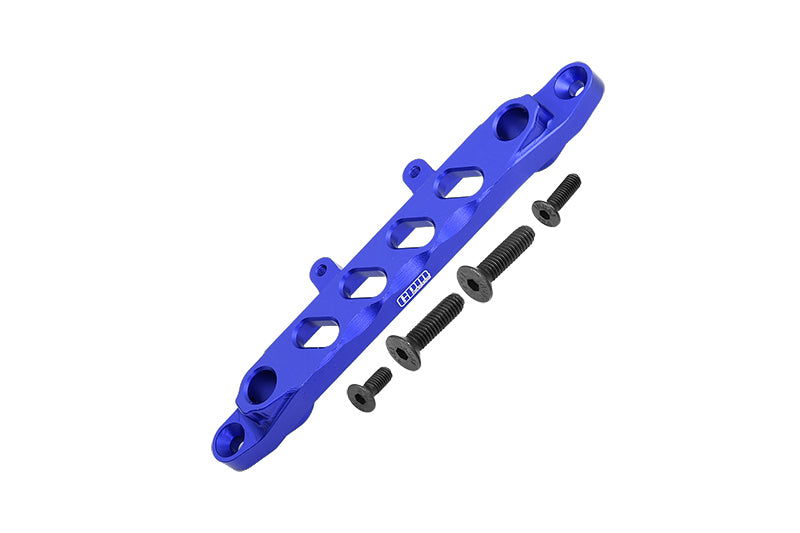 Aluminum Front Chassis Brace For Axial 1/6 SCX6 Jeep JLU Wrangler AXI05000 - 5Pc Set Blue