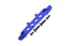 Aluminum Front Chassis Brace For Axial 1/6 SCX6 Jeep JLU Wrangler AXI05000 - 5Pc Set Blue