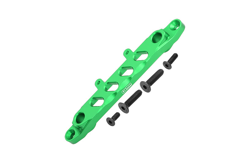 Aluminum Front Chassis Brace For Axial 1/6 SCX6 Jeep JLU Wrangler AXI05000 - 5Pc Set Green