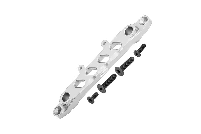 Aluminum Front Chassis Brace For Axial 1/6 SCX6 Jeep JLU Wrangler AXI05000 - 5Pc Set Silver