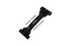 Aluminum Rear Chassis Brace For Axial 1/6 SCX6 Jeep JLU Wrangler AXI05000 - 5Pc Set Black