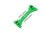 Aluminum Rear Chassis Brace For Axial 1/6 SCX6 Jeep JLU Wrangler AXI05000 - 5Pc Set Green