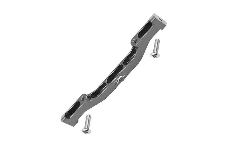 Aluminum Front Lower Chassis Link Parts For Axial 1/6 SCX6 Jeep JLU Wrangler AXI05000 - 3Pc Set Gray Silver