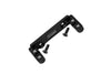 Aluminum 2-Speed Transmission Servo Mount For Axial 1/6 SCX6 Jeep JLU Wrangler AXI05000 - 3Pc Set Black