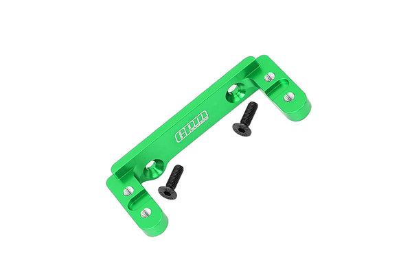 Aluminum 2-Speed Transmission Servo Mount For Axial 1/6 SCX6 Jeep JLU Wrangler AXI05000 - 3Pc Set Green