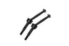 Harden Steel #45 Rear CVD Shaft For 1/10 Traxxas Ford GT 4-Tec 2.0 83056-4 / 4-Tec 3.0 93054-4 - 1Pr Set Black