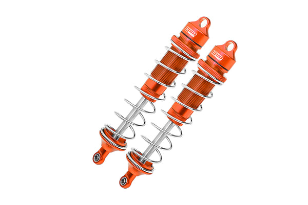 Team Corally 1/10 Sketer XL4S C-00191 Aluminum Front Or Rear Adjustable Dampers 130mm - 2Pc Set Orange