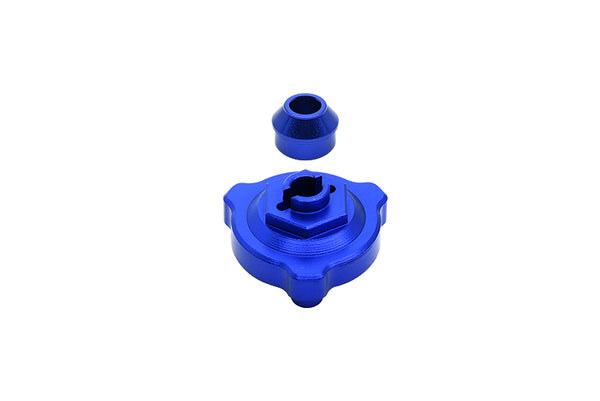 Traxxas Slash 4X4 Aluminum Slipper Shaft Bearing Adaptor - 2 Pcs Blue