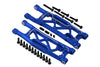 Aluminium 6061-T6 Rear Lower Suspension Arms For Traxxas 1/8 4WD Sledge Monster Truck 95076-4 - 26Pc Set Blue