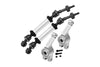 Traxxas Slash 4X4 / Slash 4X4 LCG Steel+Aluminium Widen Rear CVD Drive Shaft With Knuckle Arm - 12Pc Set Silver