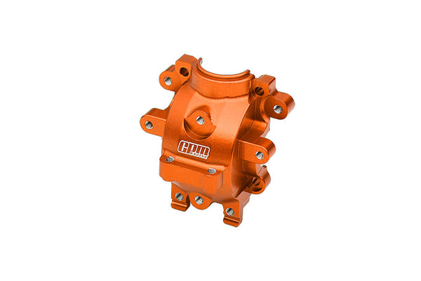 Aluminum 7075 Alloy Rear Differential Housing For Traxxas 1/10 4-Tec Drift Ford Mustang / Ford GT 4-Tec 2.0 / 4-Tec 3.0 / Factory Five / Ford Mustang GT / Toyota GR Supra GT4 Upgrade Parts - Orange