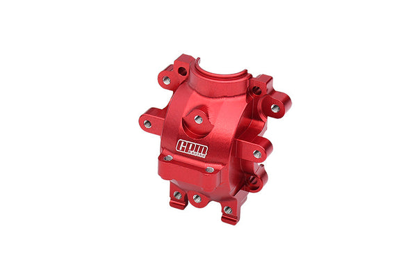 Aluminum 7075 Alloy Rear Differential Housing For Traxxas 1/10 4-Tec Drift Ford Mustang / Ford GT 4-Tec 2.0 / 4-Tec 3.0 / Factory Five / Ford Mustang GT / Toyota GR Supra GT4 Upgrade Parts - Red