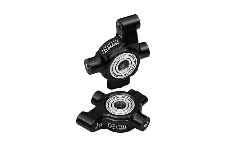 Aluminum 7075 Alloy Front Steering Block (Larger Inner Bearings) For Traxxas 1/10 4-Tec Drift Ford Mustang RWD Drift Car RTR 105237-4 Upgrades - Black