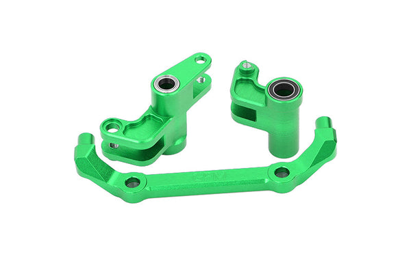 Aluminum 7075 Alloy Front Steering Bellcranks For Traxxas 1/10 4-Tec Drift Ford Mustang RWD Drift Car RTR 105237-4 Upgrades - Green