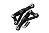 Aluminum 7075 Alloy Front Upper Suspension Arms For Traxxas 1/10 4-Tec Drift Ford Mustang RWD Drift Car RTR 105237-4 Upgrades - Black