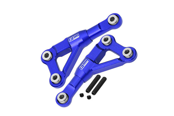 Aluminum 7075 Alloy Front Upper Suspension Arms For Traxxas 1/10 4-Tec Drift Ford Mustang RWD Drift Car RTR 105237-4 Upgrades - Blue