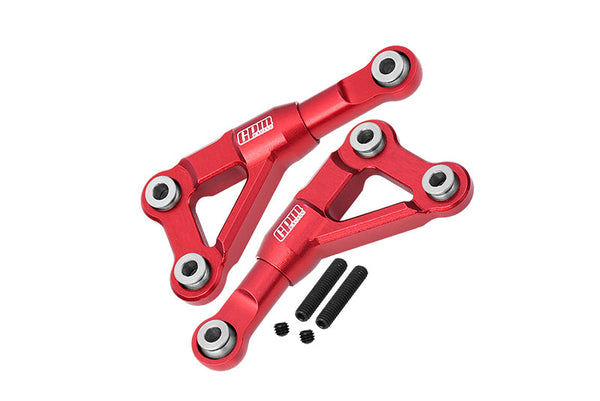 Aluminum 7075 Alloy Front Upper Suspension Arms For Traxxas 1/10 4-Tec Drift Ford Mustang RWD Drift Car RTR 105237-4 Upgrades - Red