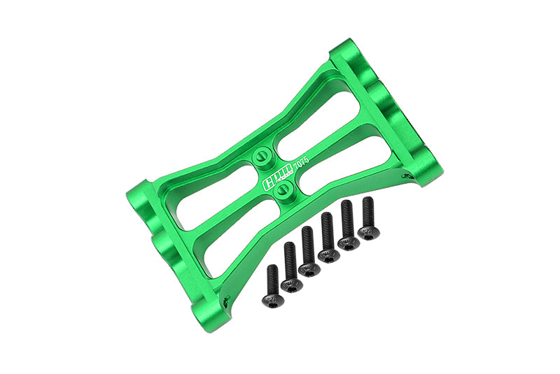 Aluminum 7075 Rear Chassis Crossmember For Traxxas 1:10 TRX 4 Trail Defender Crawler / TRX 6 Mercedes Benz G63 Upgrades - Green