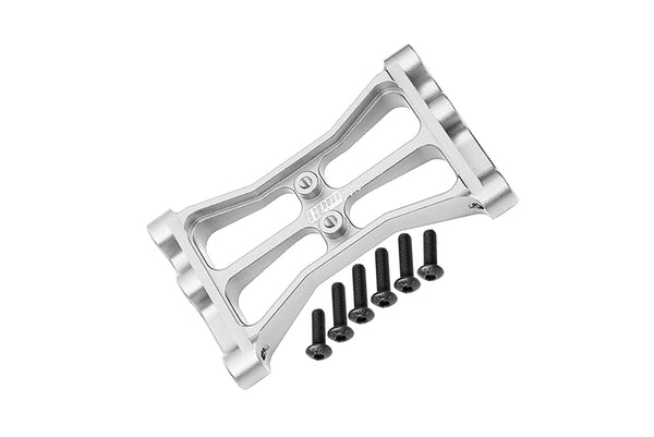 Aluminum 7075 Rear Chassis Crossmember For Traxxas 1:10 TRX 4 Trail Defender Crawler / TRX 6 Mercedes Benz G63 Upgrades - Silver