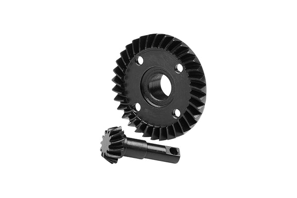 40Cr Steel Diff Bevel Gear 33T & Pinion Gear 12T For Traxxas 1:10 TRX-4 / TRX-6 RC Crawler Upgrade Parts