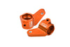 Aluminum 7075 Alloy Front Steering Blocks For Traxxas 1:10 Slash MudBoss / Drag Slash / 2WD Bandit / 2WD F-150 / 2WD Slash Brushless / 2WD Bigfoot / 2WD Rustler / 2WD Stampede Upgrade Parts - Orange