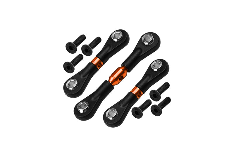 Tamiya TT-02 Aluminum Steering Tie Rod - 1 Set Orange