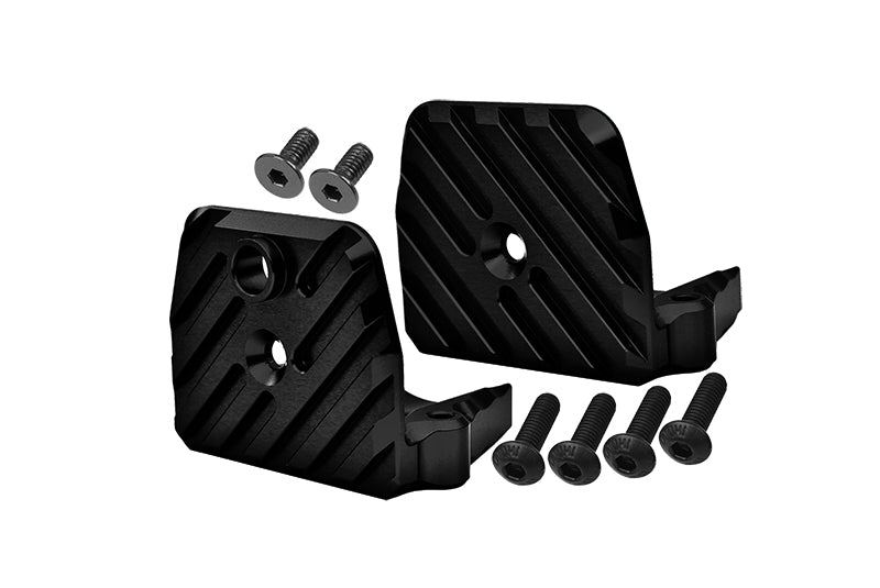 Aluminum Motor Heatsink Mount For Traxxas 1:5 X Maxx 6S / X Maxx 8S / XRT 8S Monster Truck Upgrades - 1 Set Black