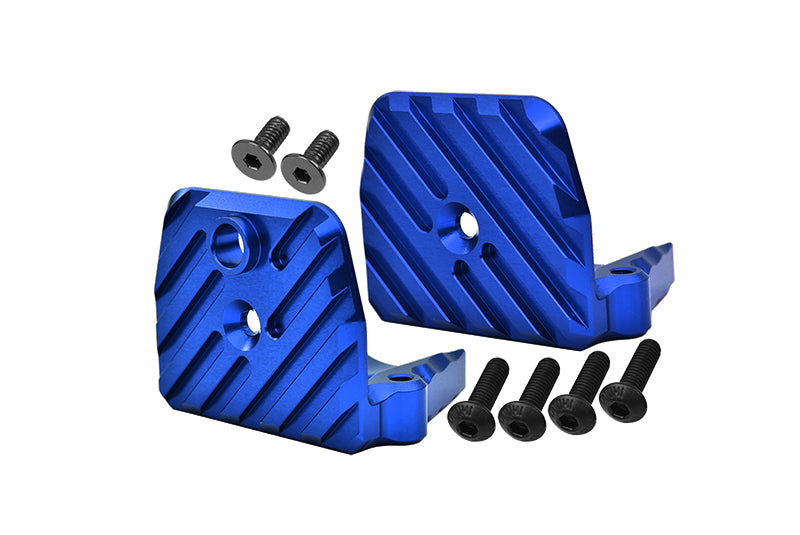 Aluminum Motor Heatsink Mount For Traxxas 1:5 X Maxx 6S / X Maxx 8S / XRT 8S Monster Truck Upgrades - 1 Set Blue