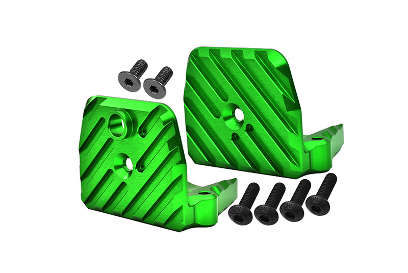 Aluminum Motor Heatsink Mount For Traxxas 1:5 X Maxx 6S / X Maxx 8S / XRT 8S Monster Truck Upgrades - 1 Set Green