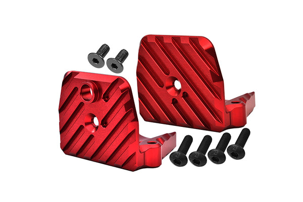 Aluminum Motor Heatsink Mount For Traxxas 1:5 X Maxx 6S / X Maxx 8S / XRT 8S Monster Truck Upgrades - 1 Set Red