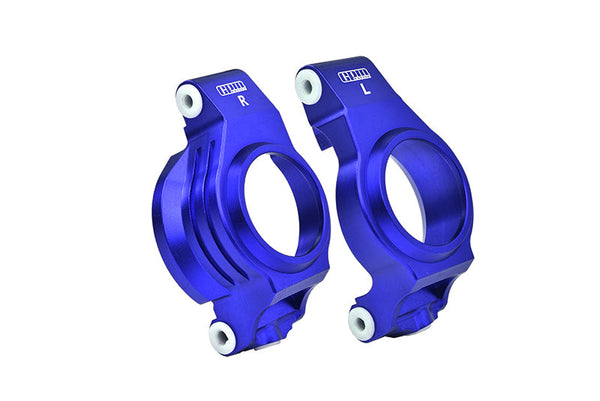 Aluminium 7075 Alloy Front C Hubs For Traxxas 1:5 X Maxx 6S 8S / XRT 8S / X Maxx Ultimate 8S / XRT Ultimate 8S Upgrade Parts - Blue