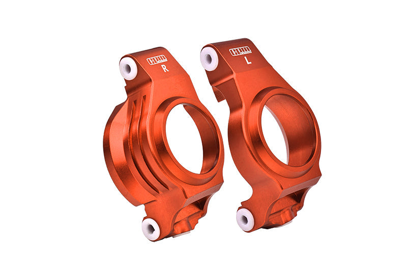 Aluminium 7075 Alloy Front C Hubs For Traxxas 1:5 X Maxx 6S 8S / XRT 8S / X Maxx Ultimate 8S / XRT Ultimate 8S Upgrade Parts - Orange