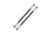 Traxxas X-Maxx 4X4 Spring Steel Front Steering Rod With Aluminum Ends - 1Pr Silver