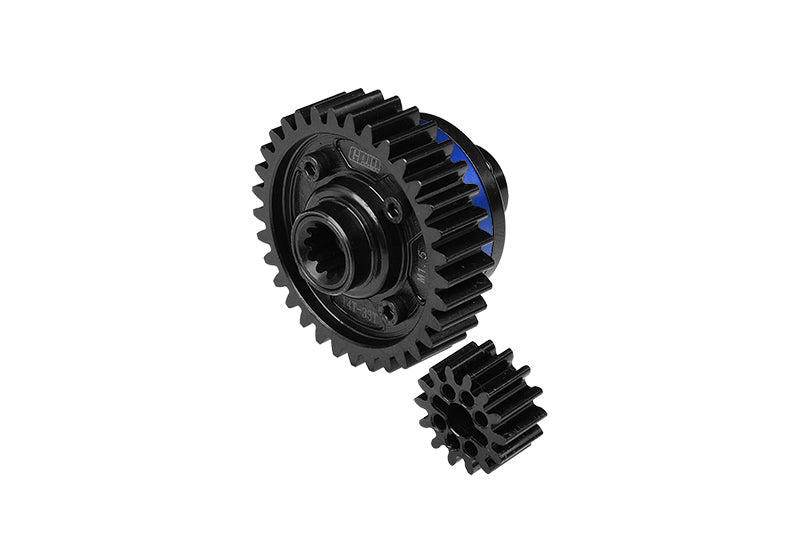 4140 Medium Carbon Steel +7075 Alloy Center Complete Differential For Traxxas 1:5 X Maxx 6S / X Maxx 8S / XRT 8S / X Maxx Ultimate 8S / XRT Ultimate 8S Monster Truck Ugrades - Blue