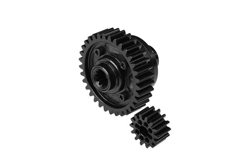 4140 Medium Carbon Steel +7075 Alloy Center Complete Differential For Traxxas 1:5 X Maxx 6S / X Maxx 8S / XRT 8S / X Maxx Ultimate 8S / XRT Ultimate 8S Monster Truck Ugrades - Black