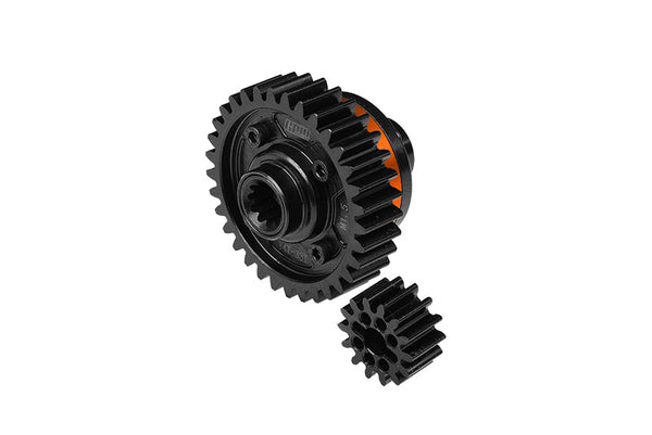 4140 Medium Carbon Steel +7075 Alloy Center Complete Differential For Traxxas 1:5 X Maxx 6S / X Maxx 8S / XRT 8S / X Maxx Ultimate 8S / XRT Ultimate 8S Monster Truck Ugrades - Orange