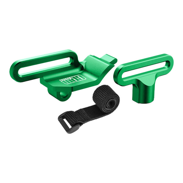 Aluminum 7075 Alloy Retainer Battery Hold-Down For Traxxas 1/16 Mini Maxx 4WD RTR Brushless Monster Truck 107154-1 Upgrades - Green