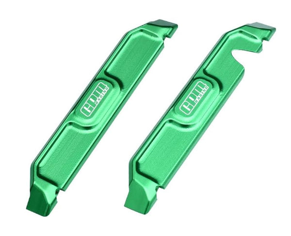 Aluminum 7075 Alloy Chassis Nerf Bars For Traxxas 1/16 Mini Maxx 4WD RTR Brushless Monster Truck 107154-1 Upgrades - Green