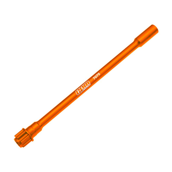 Aluminum 7075 Alloy Center Drive Shaft For Traxxas 1/16 Mini Maxx 4WD RTR Brushless Monster Truck 107154-1 Upgrades - Orange