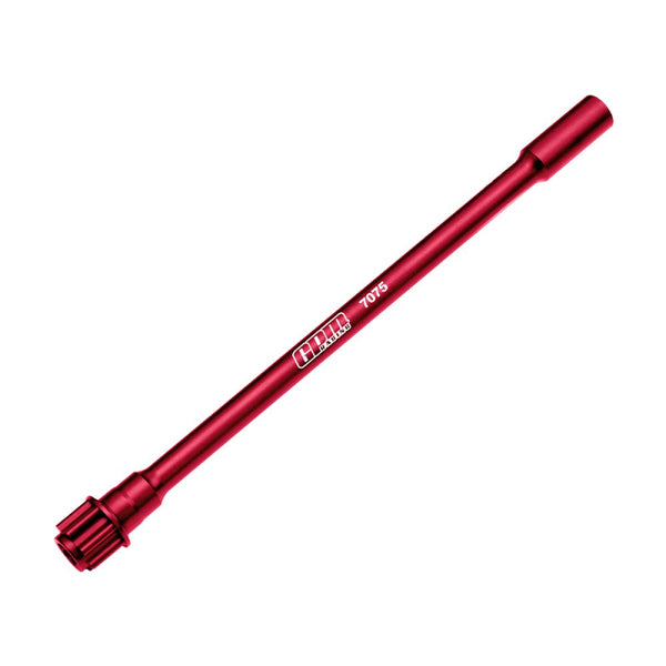 Aluminum 7075 Alloy Center Drive Shaft For Traxxas 1/16 Mini Maxx 4WD RTR Brushless Monster Truck 107154-1 Upgrades - Red